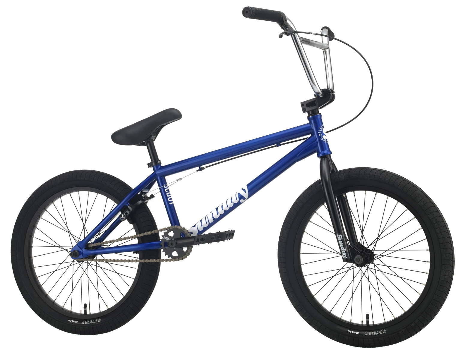 blue bmx bike