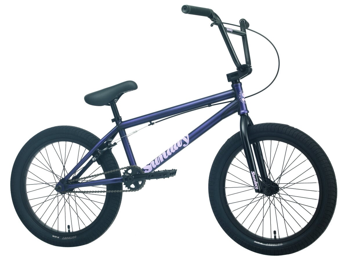 Sunday Bikes Scout 22 Bmx Bike Matt Translucent Purple Kunstform Bmx Shop Mailorder Worldwide Shipping