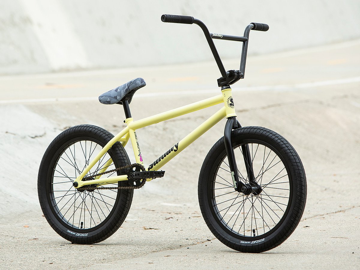 yellow haro bmx bike