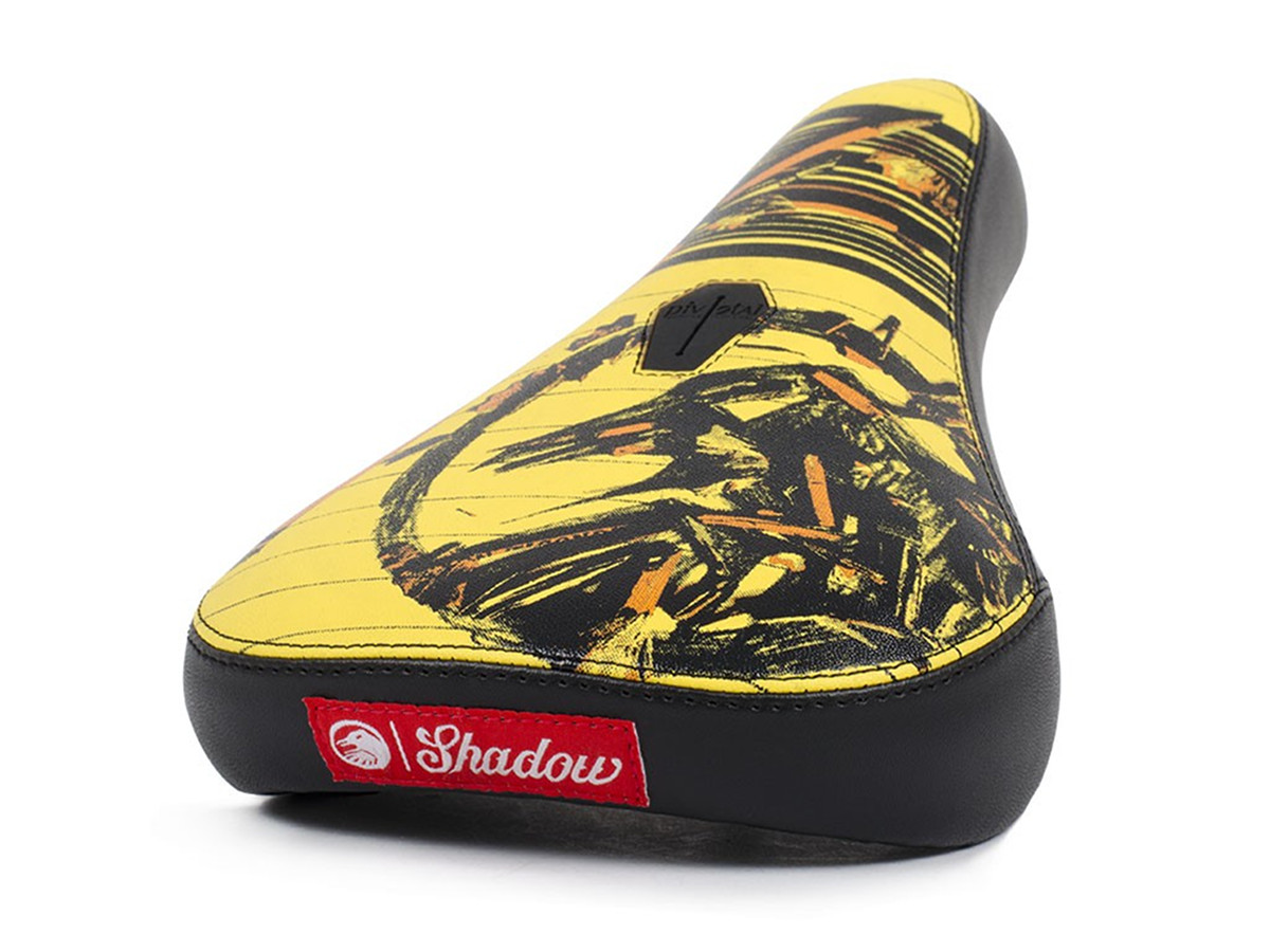 yellow bmx seat