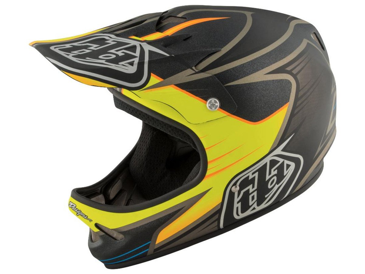 Troy Lee Designs "D2" Fullface Helmet Pulse Black kunstform BMX
