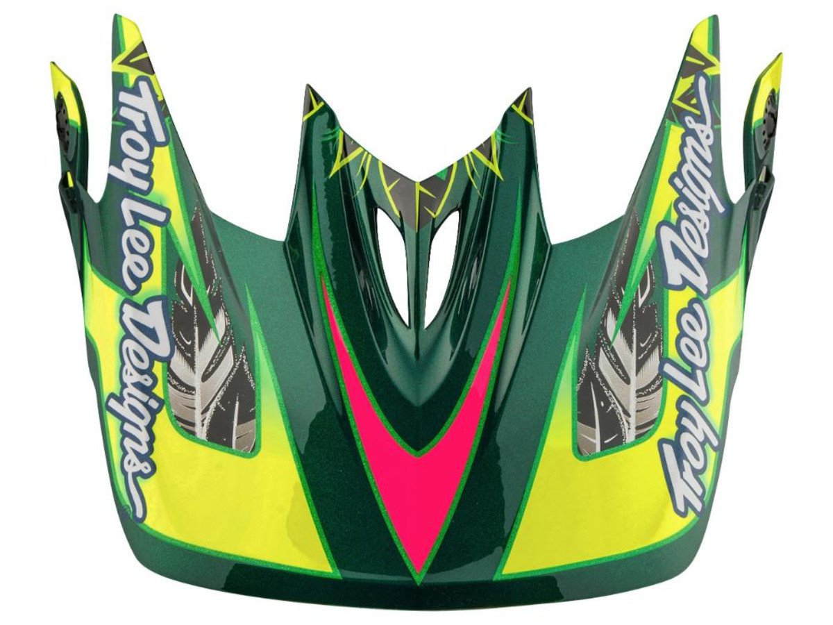 Troy Lee Designs "D3 Carbon" Fullface Helmet Nightfall Green (MIPS) kunstform BMX Shop