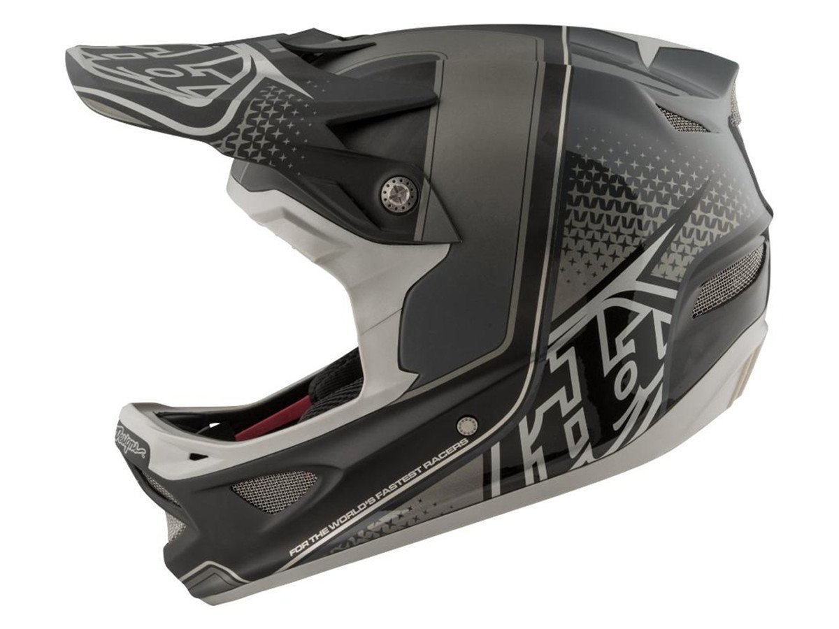 Troy Lee Designs "D3 Carbon" Fullface Helmet Starburst Black (MIPS) kunstform BMX Shop