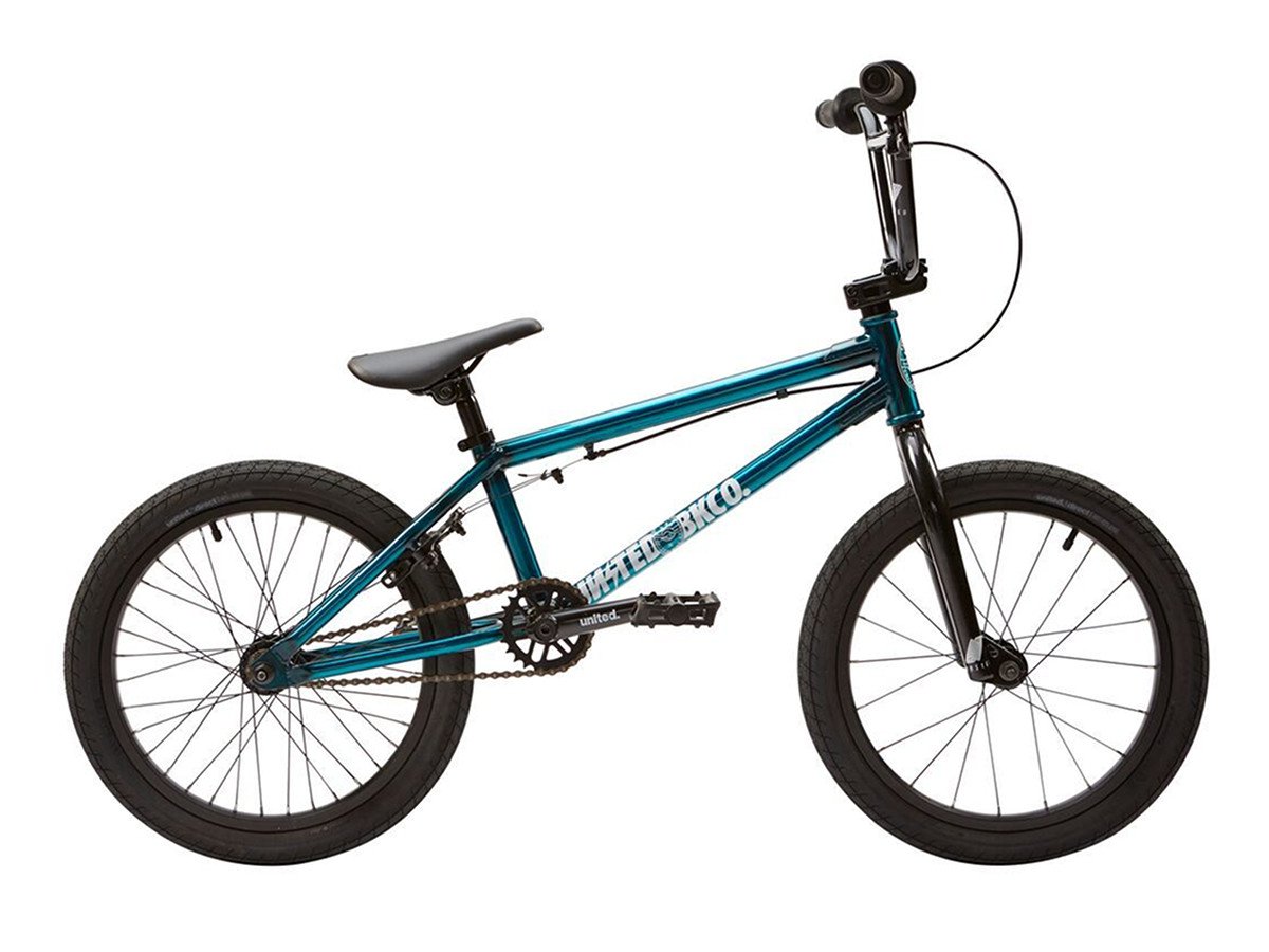 United Bikes "Recruit 18" 2020 BMX Bike 18 Inch Trans Teal