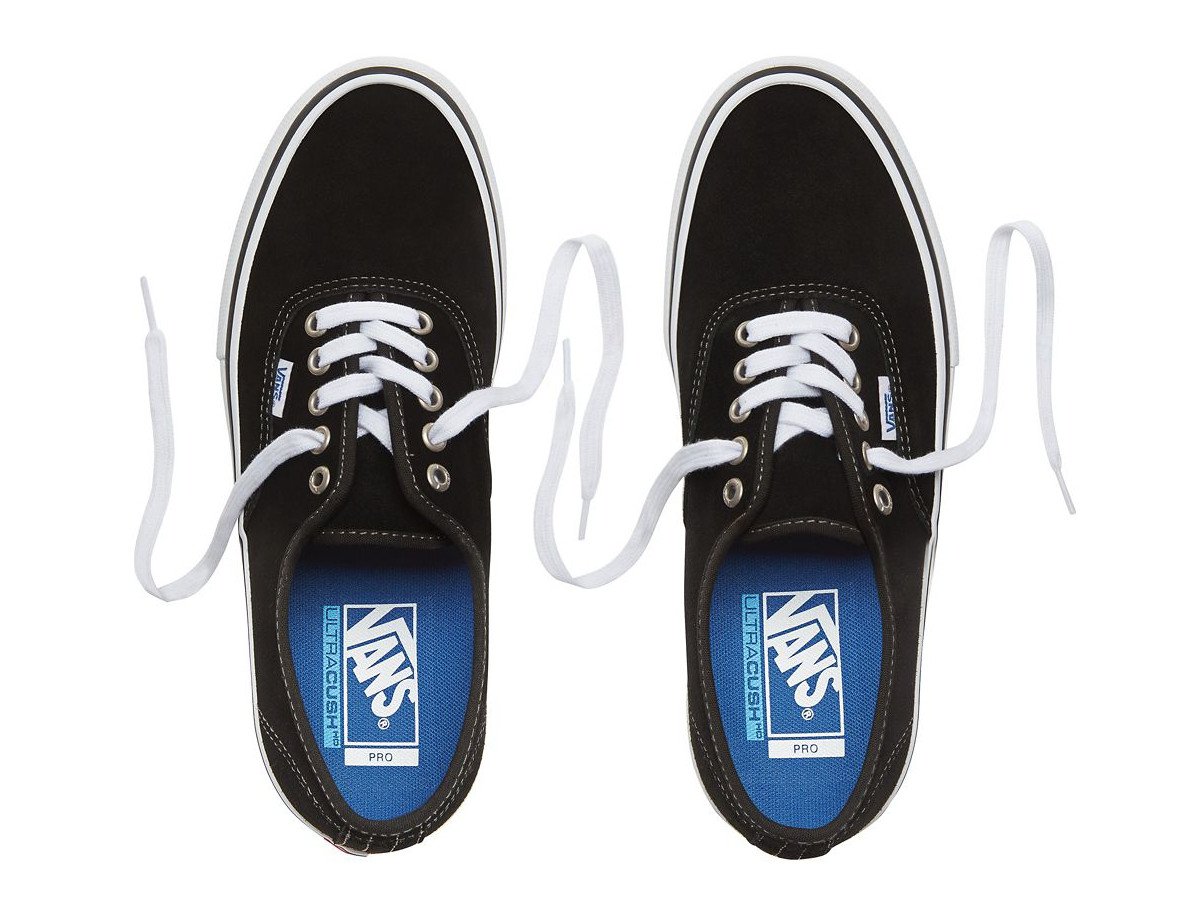 vans authentic pro suede black