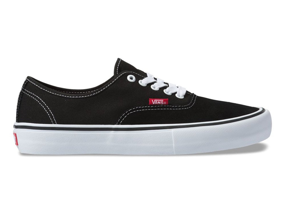 vans authentic black pro