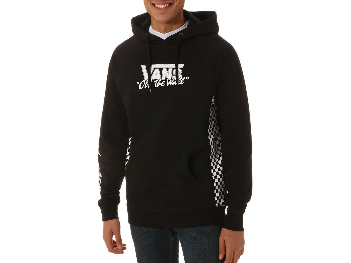 vans off the wall hoodie black