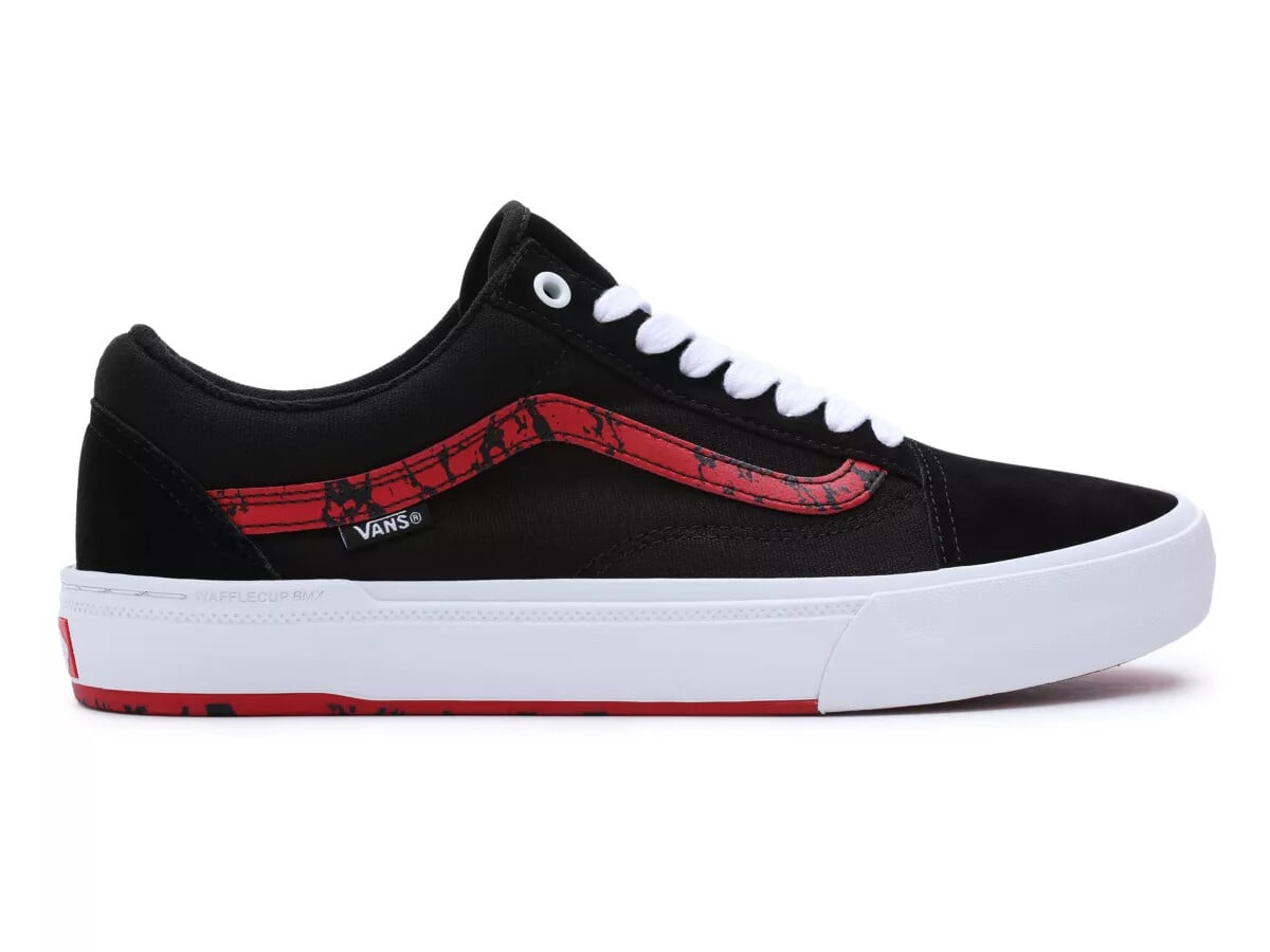 Oswald Milepæl Energize Vans "BMX Old Skool" Shoes - Marble Red/Black/White | kunstform BMX Shop &  Mailorder - worldwide shipping