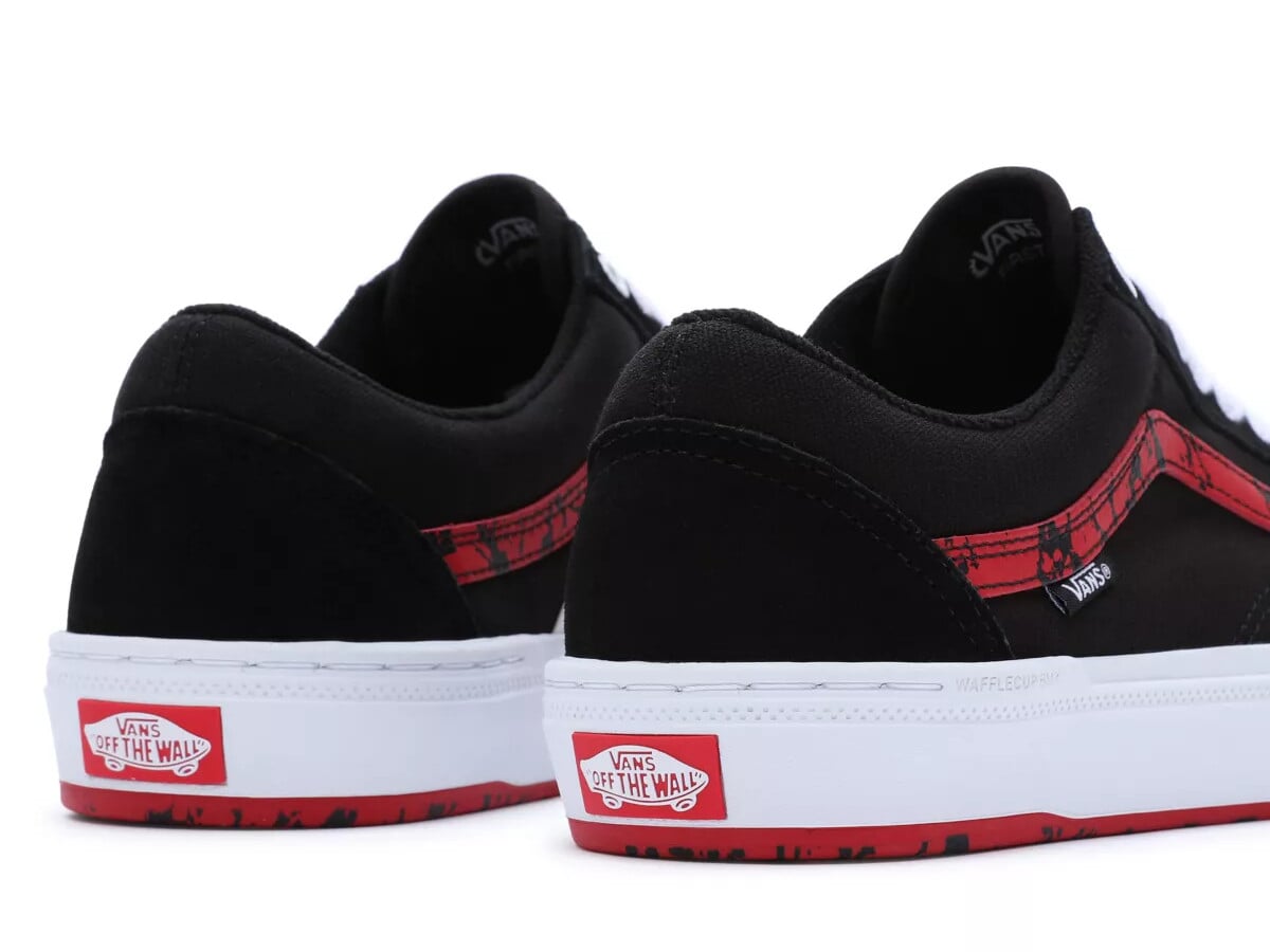 Vans old skool clearance black white red