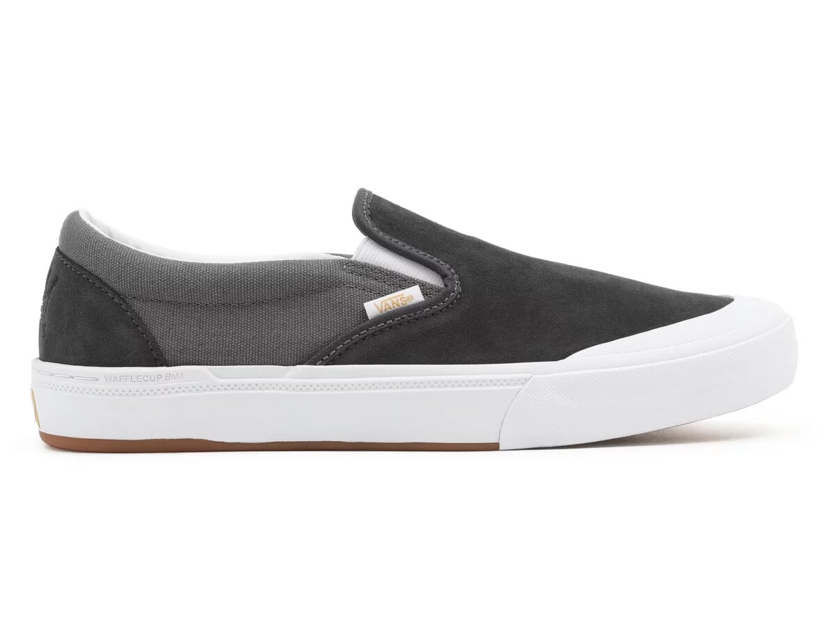 vans slip on pro rubber pewter