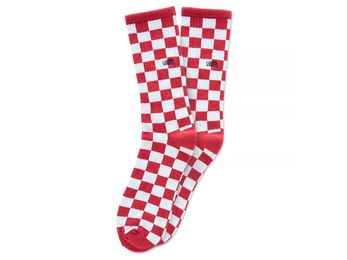 vans checkerboard crew socks