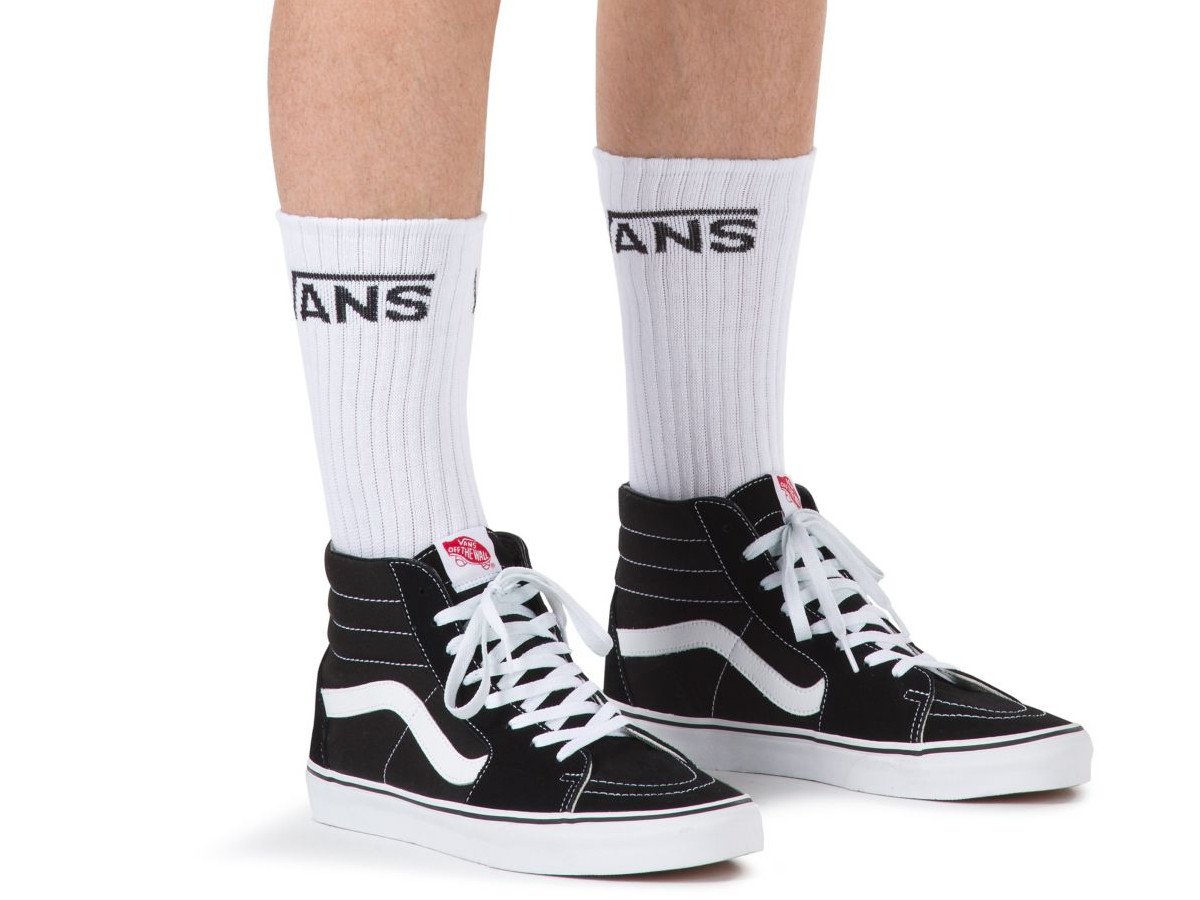 vans high top socks