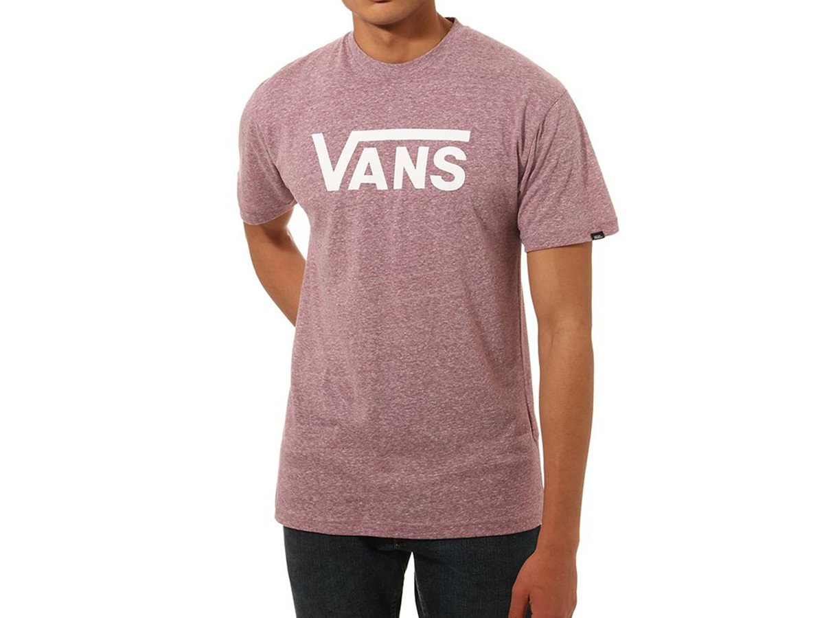 vans classic t shirt athletic heatherpurple