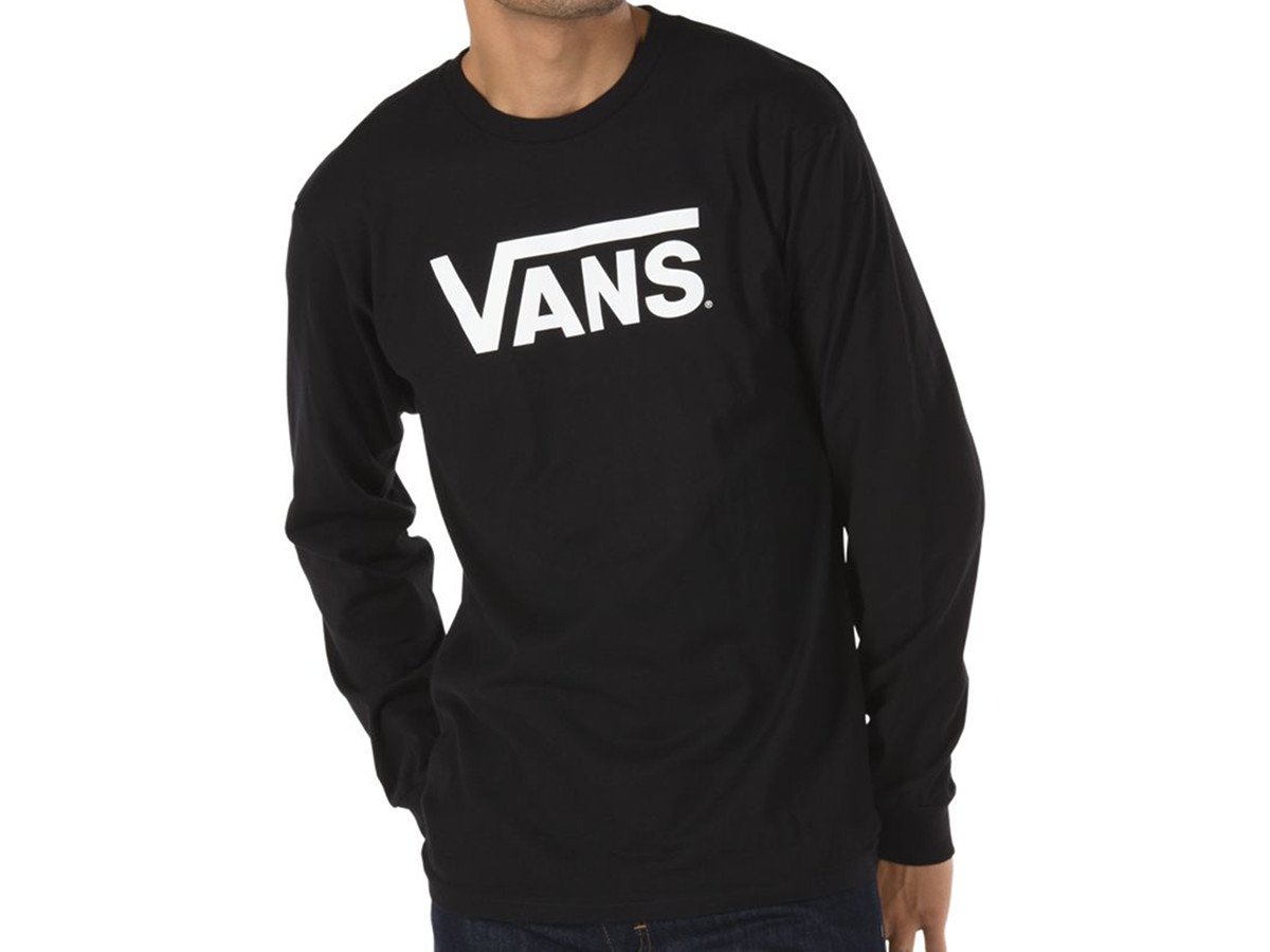 Vans long sleeve black shop t shirt