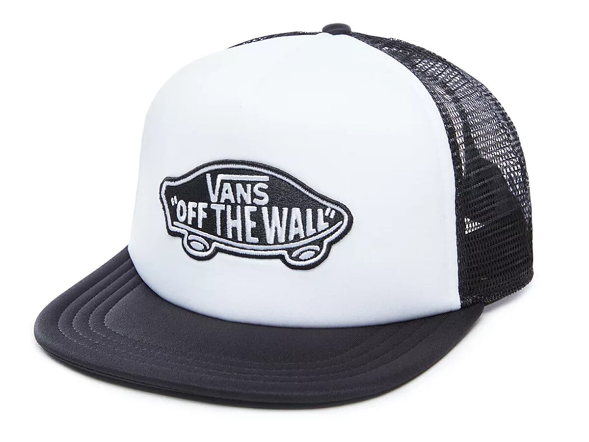 Vans "Classic Patch Cap - White/Black kunstform BMX Shop Mailorder worldwide shipping