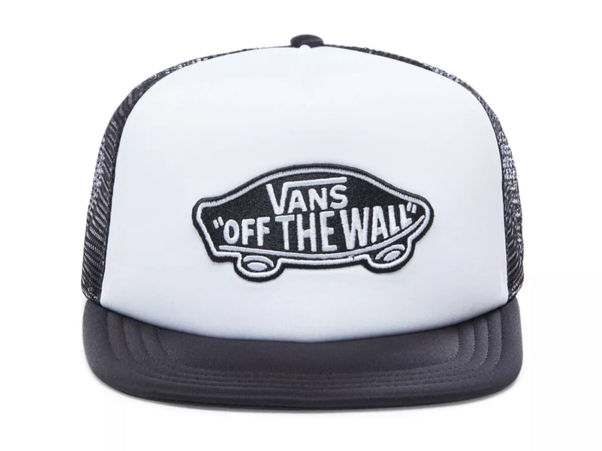 Vans "Classic Patch Cap - White/Black kunstform BMX Shop Mailorder worldwide shipping