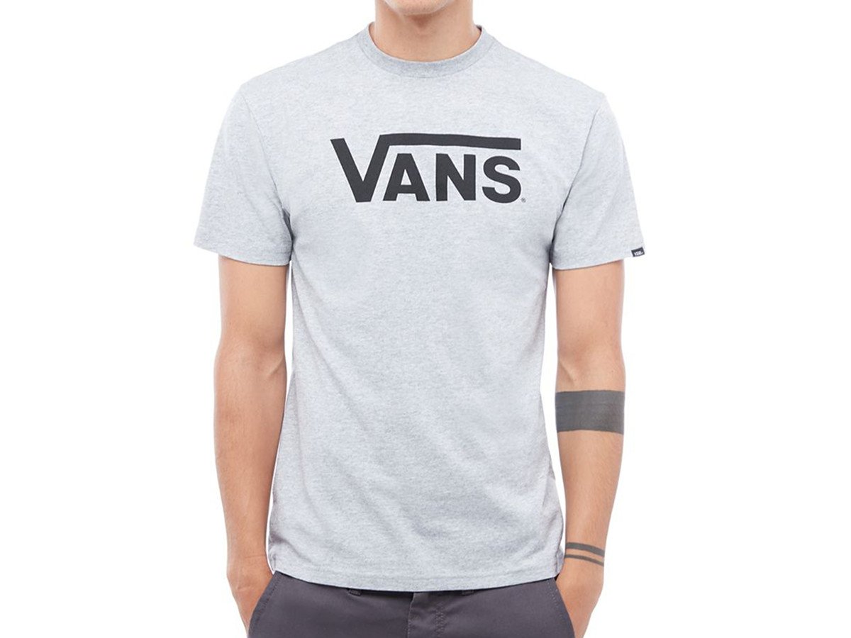 vans classic t shirt grey