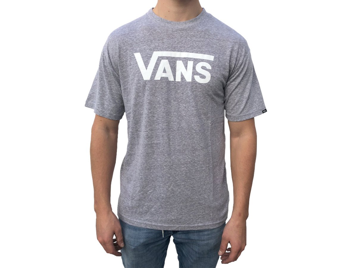 vans classic t shirt grey