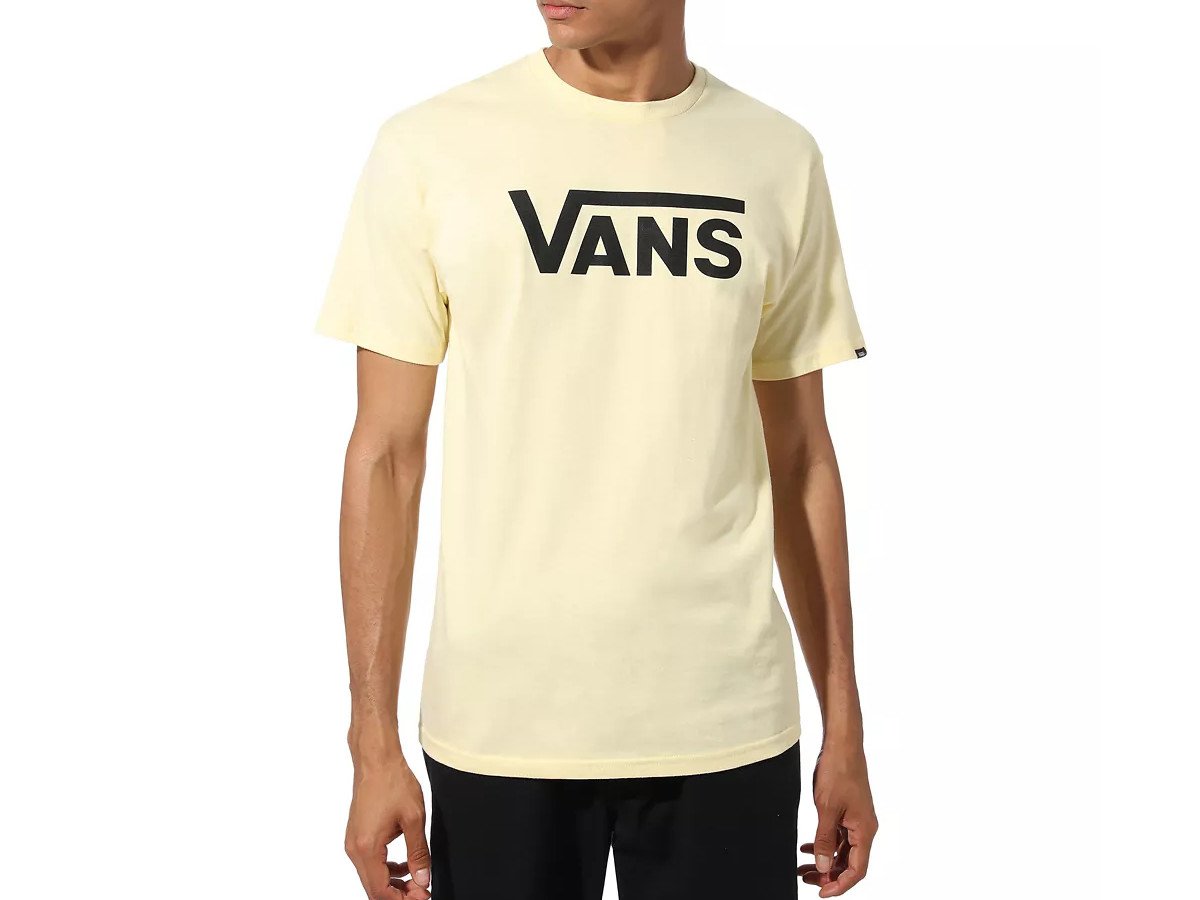 yellow and black vans shirt