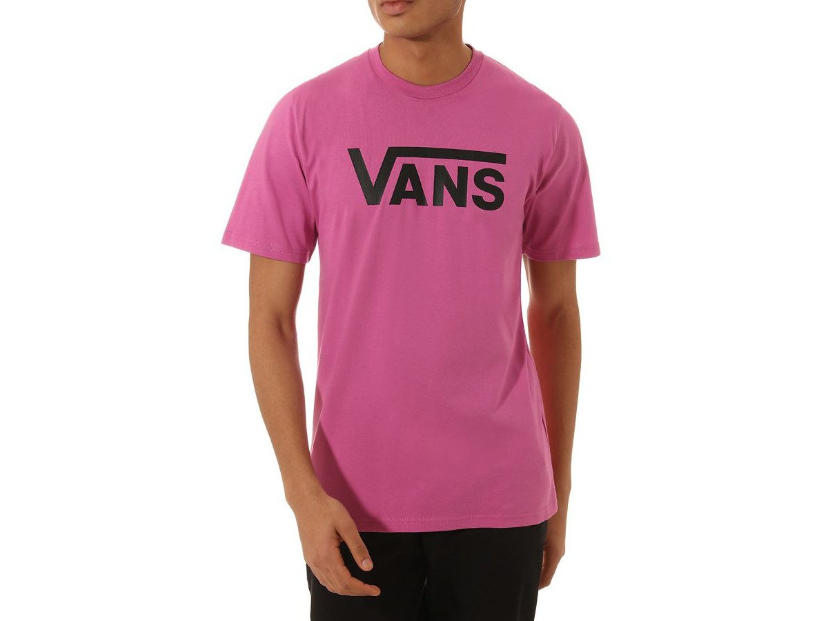 black and pink vans shirt