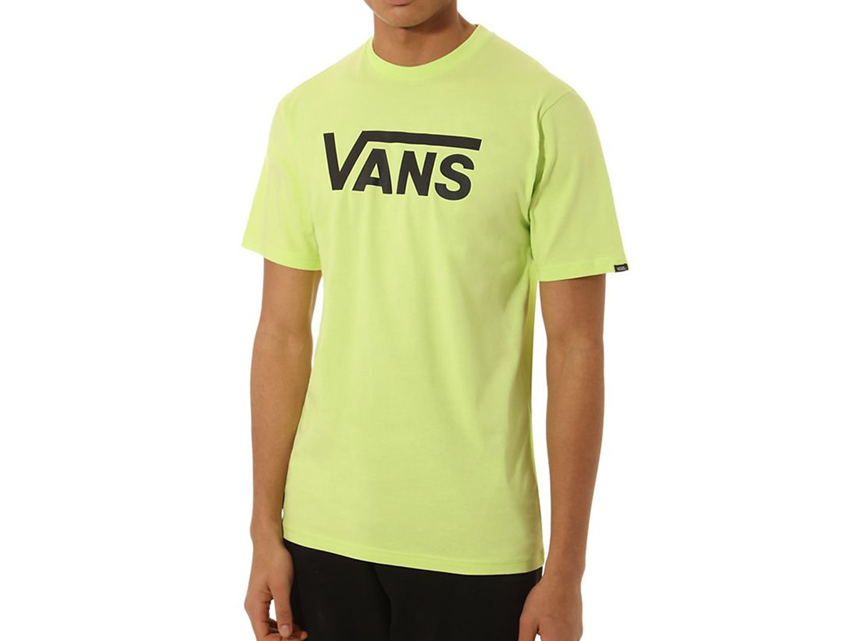 vans black and yellow shirt