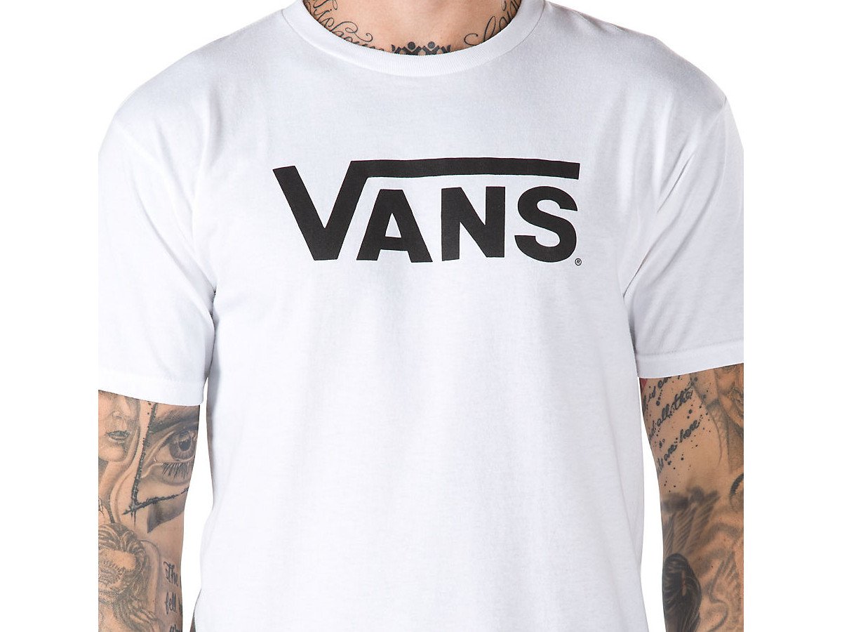 vans classic logo t shirt