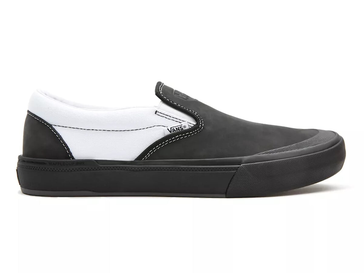 Vans BMX Slip-On Pro" Shoes - Black/White (Dakota Roche) | kunstform BMX Shop - shipping