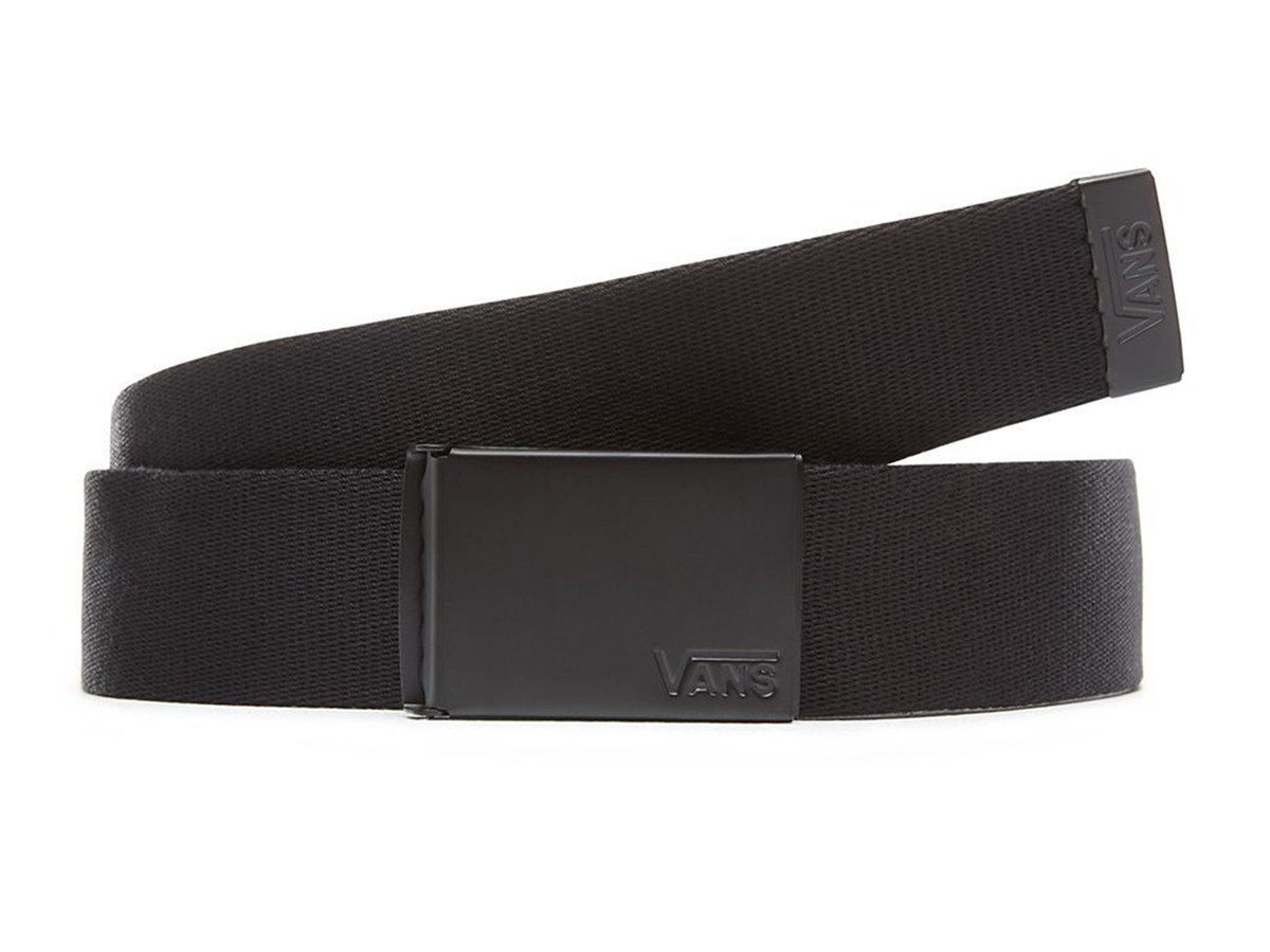 black and white vans belt