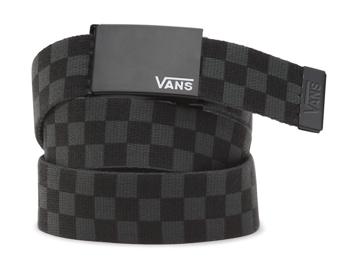 checkerboard belt vans
