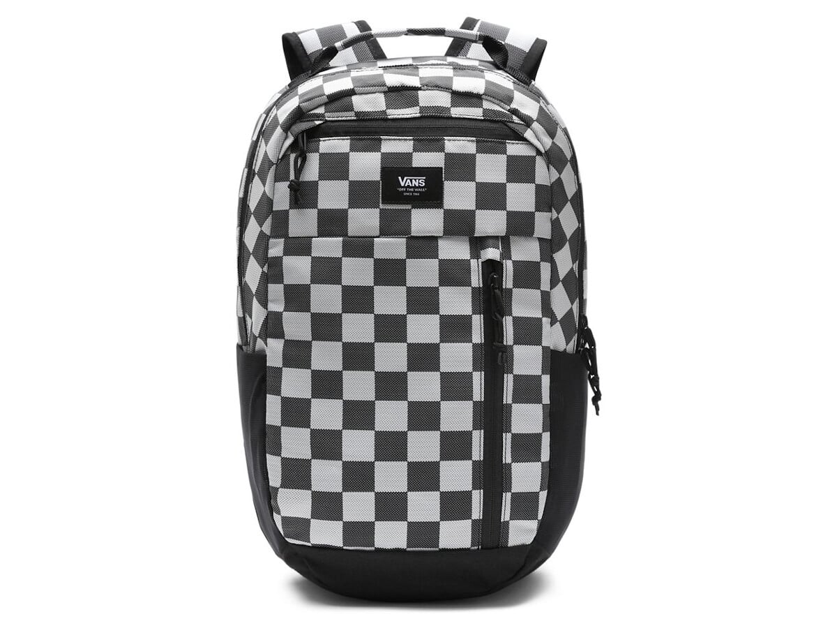 black and white checkered vans bag