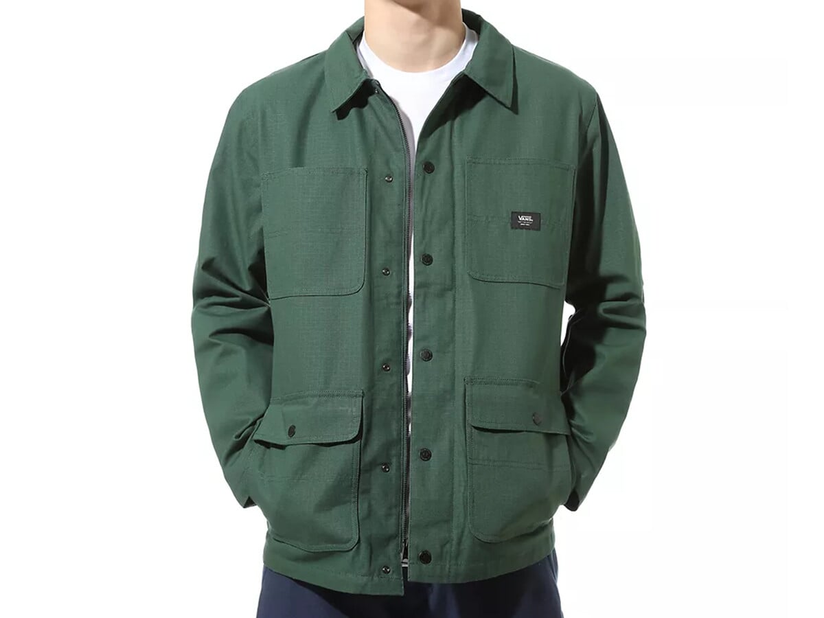 vans green coat