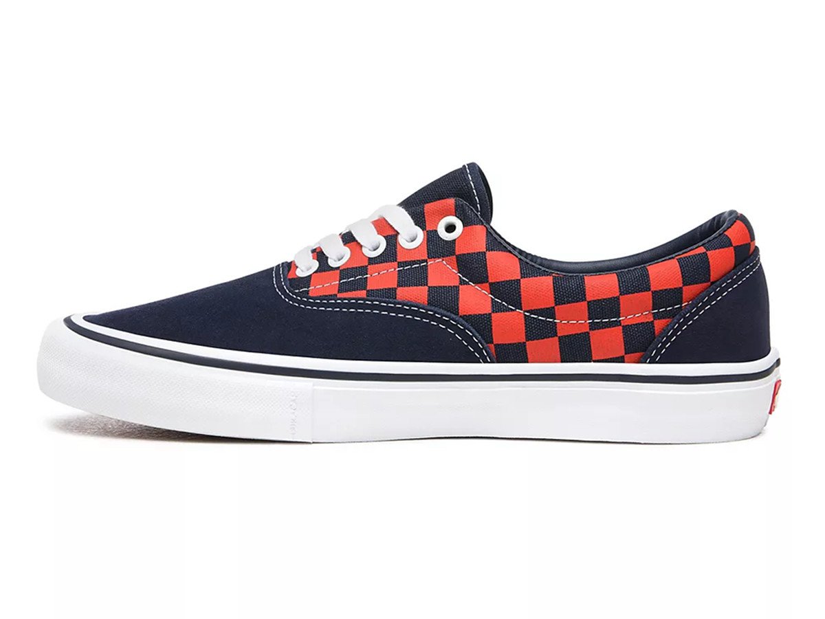 navy and orange vans