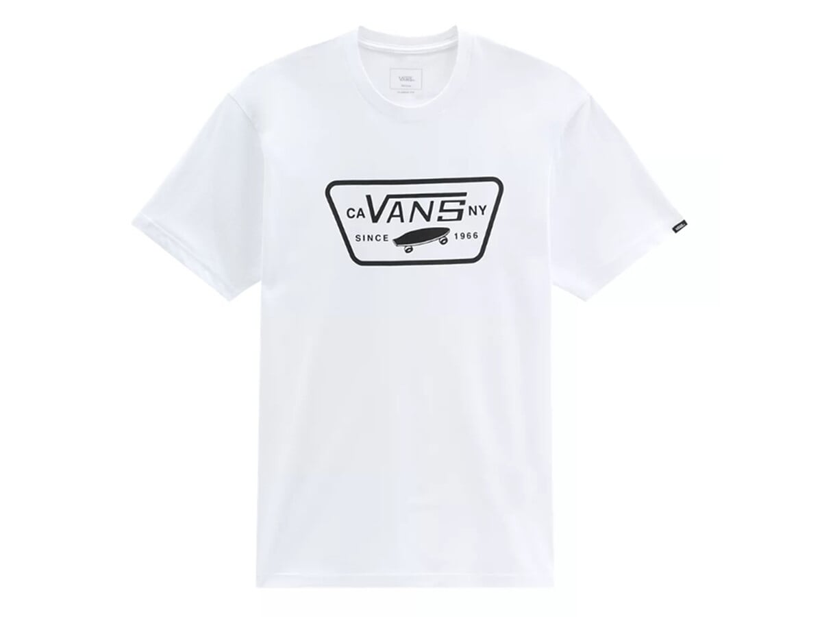 Vans Patch" T-Shirt - White/Black | kunstform Shop & Mailorder - worldwide shipping