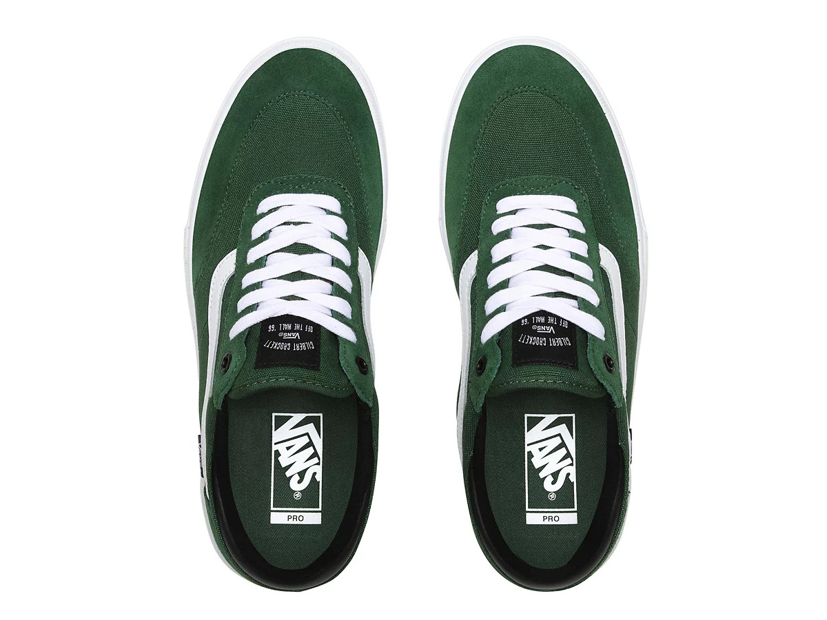 vans gilbert crockett white green