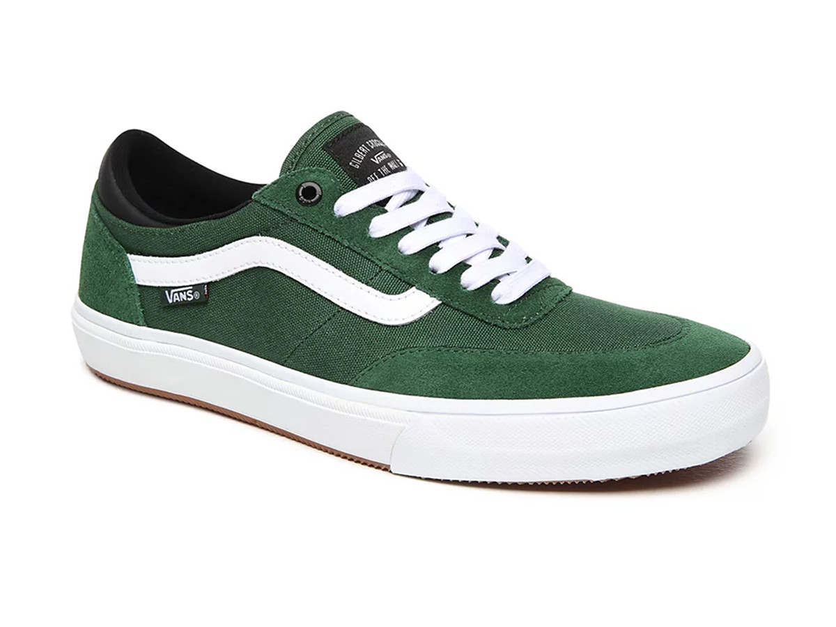 green and white vans