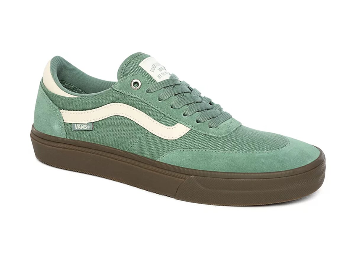 dark green vans shoes