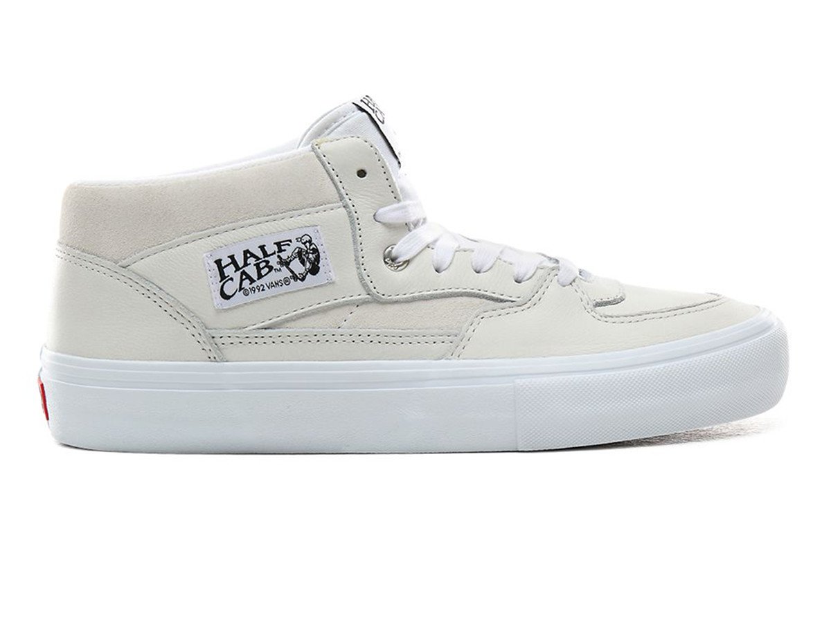 vans half cab pro white black