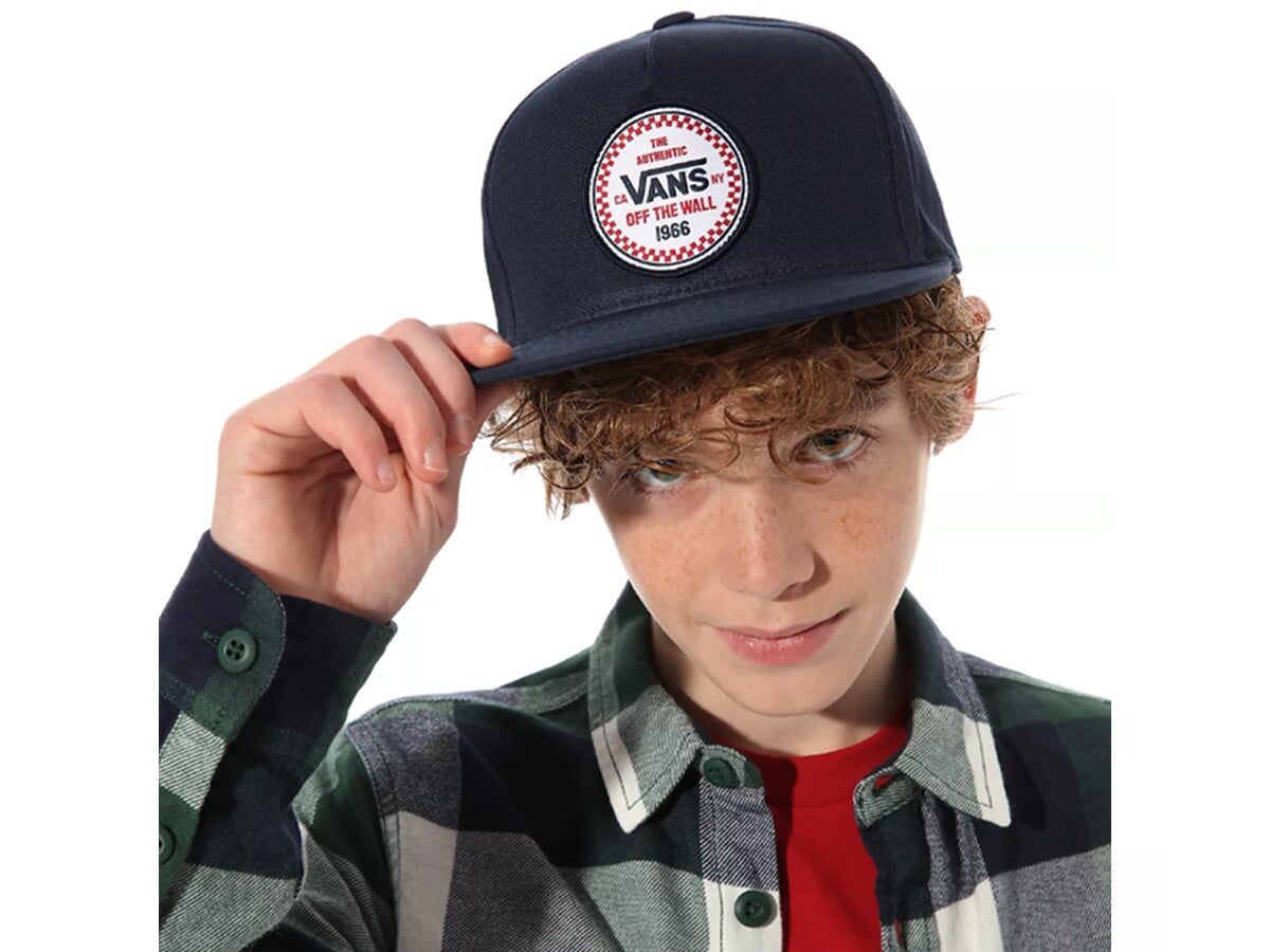 checkered vans hat