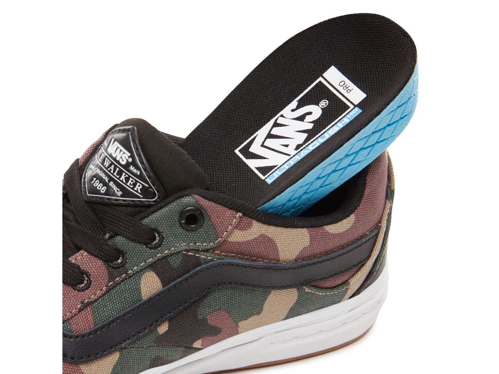 Vans "Kyle Walker Pro" Schuhe - (Camo) Black/White ...