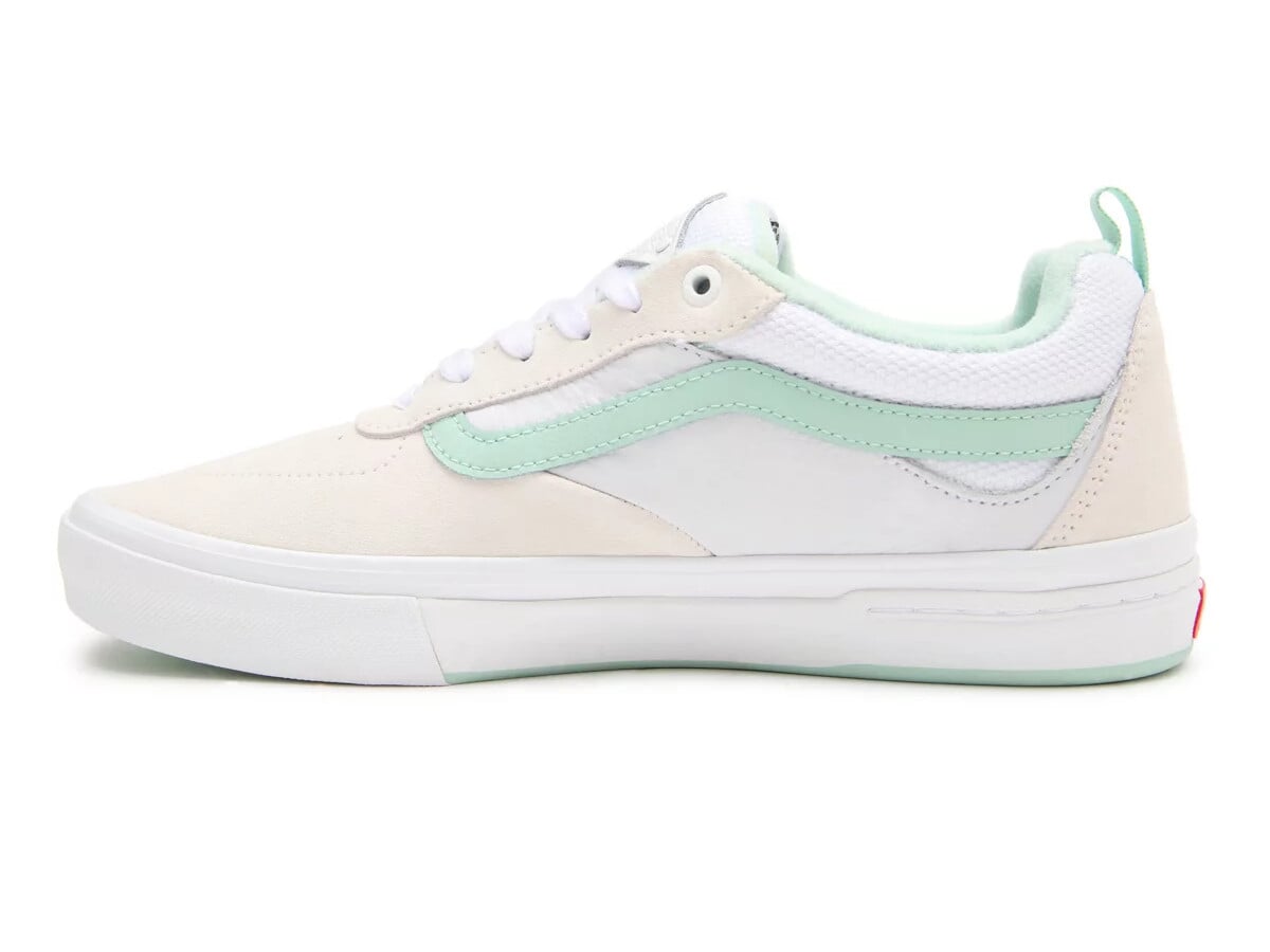 white and mint vans