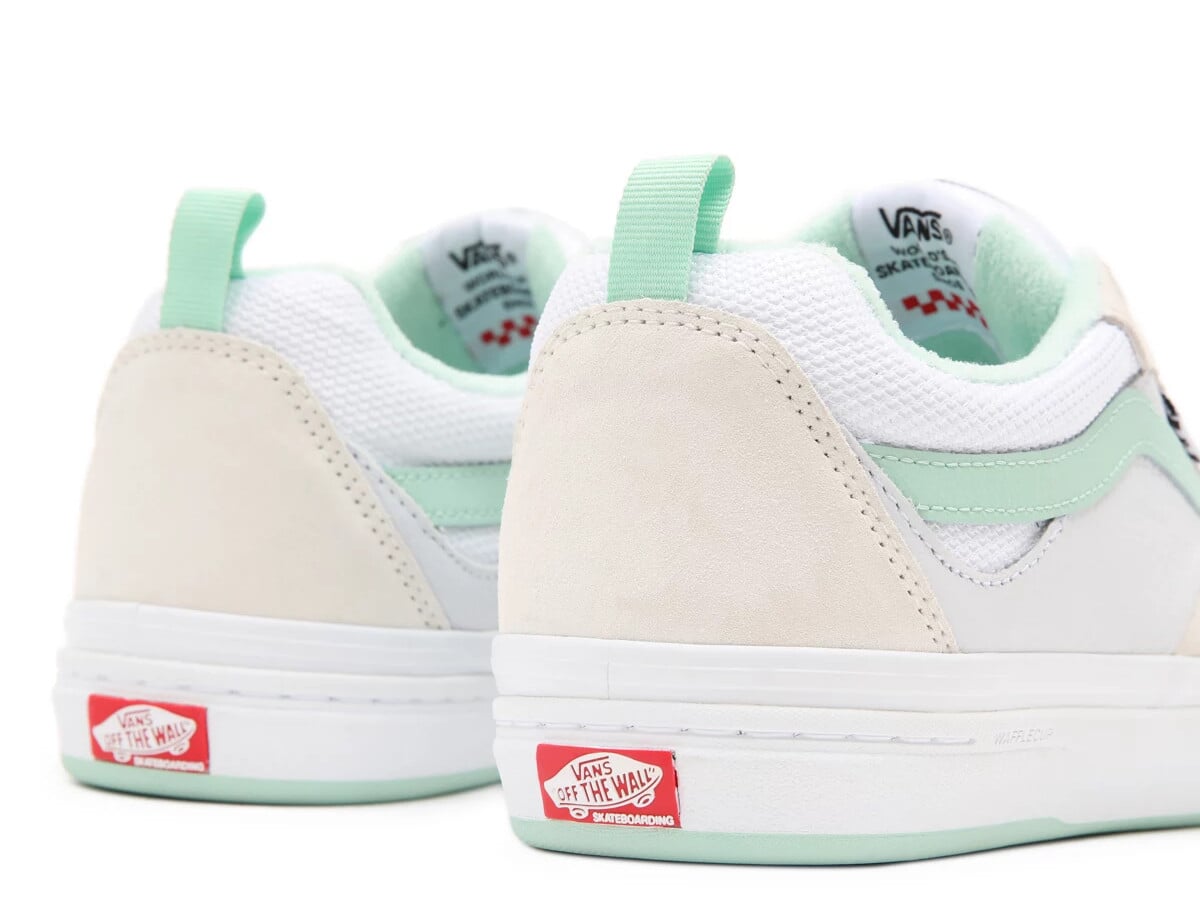 white and mint vans
