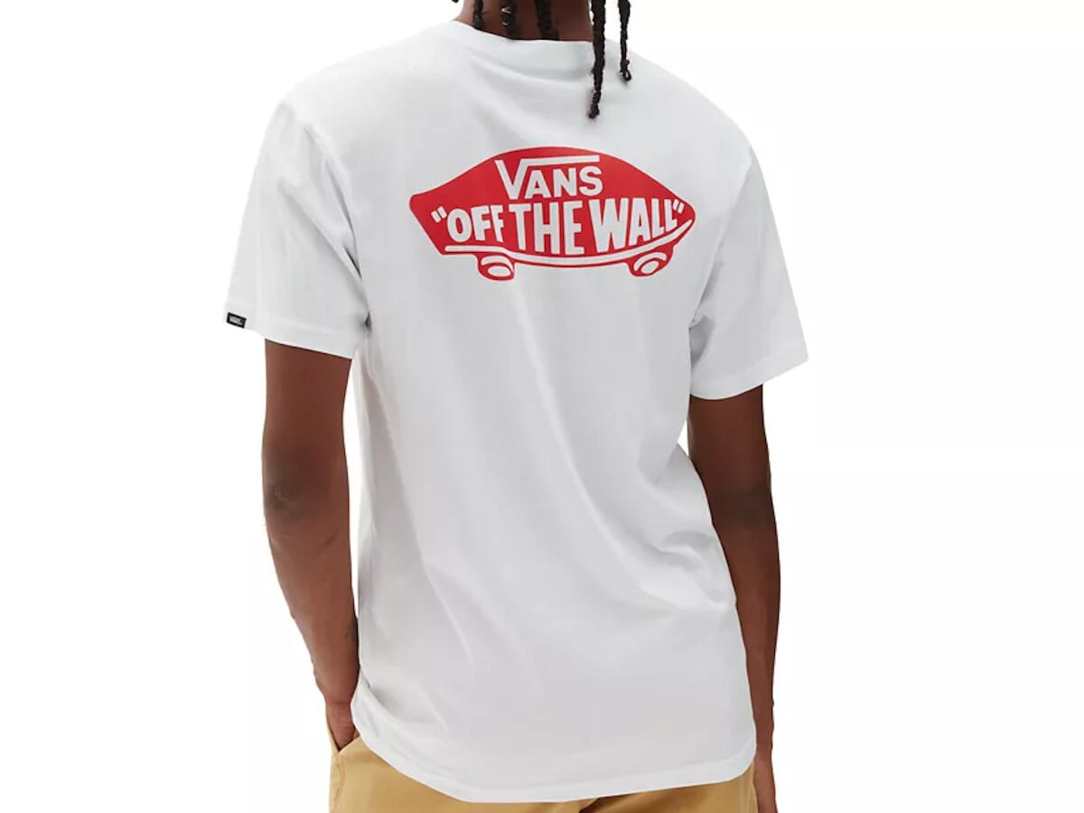 Vans "OTW Classic" T-Shirt White/High Risk | kunstform BMX Shop & Mailorder - worldwide shipping
