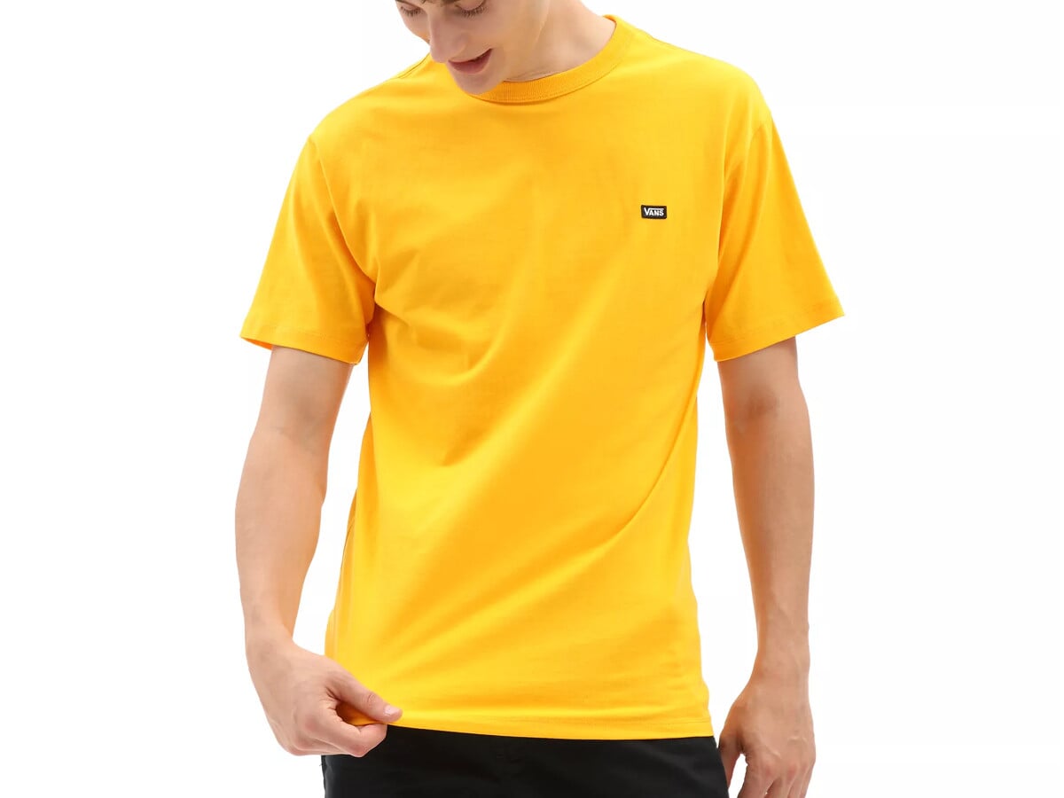 yellow vans off the wall shirt