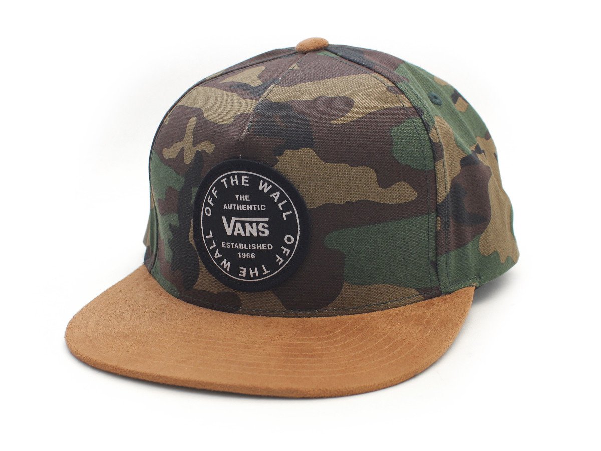 vans snapback camo