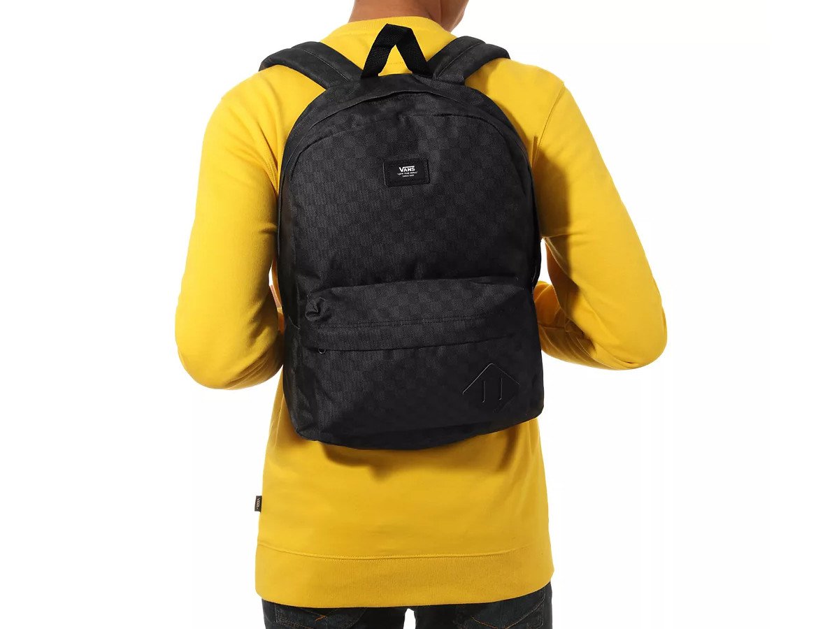 vans old skool black backpack