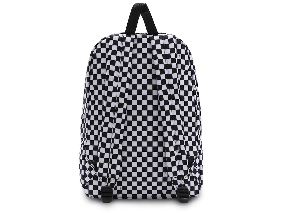 vans old skool iii backpack black white check