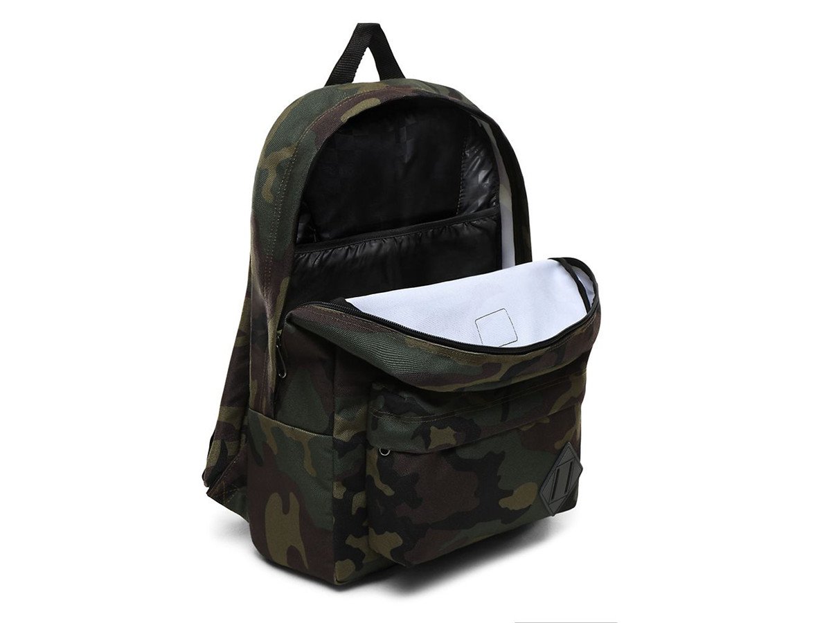 vans old skool camo backpack