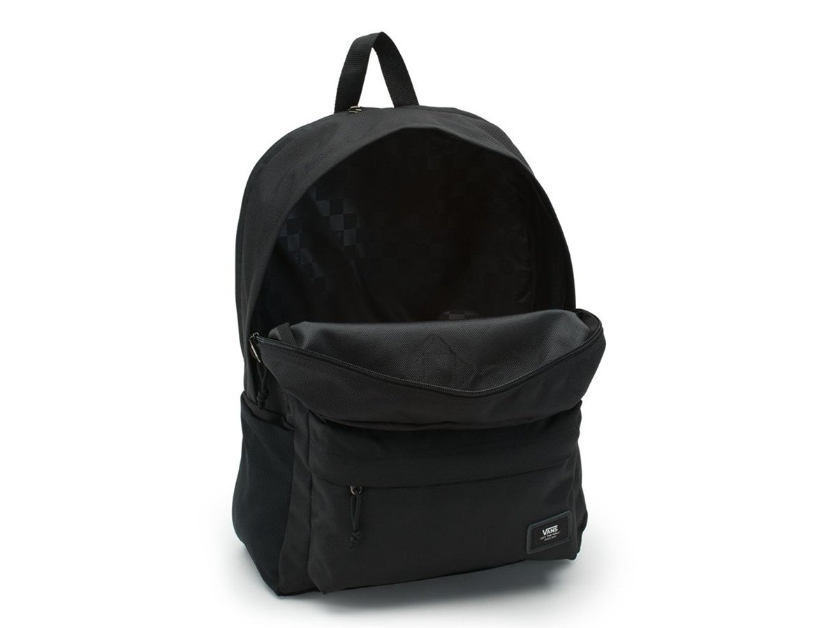 vans rucksack schwarz gold