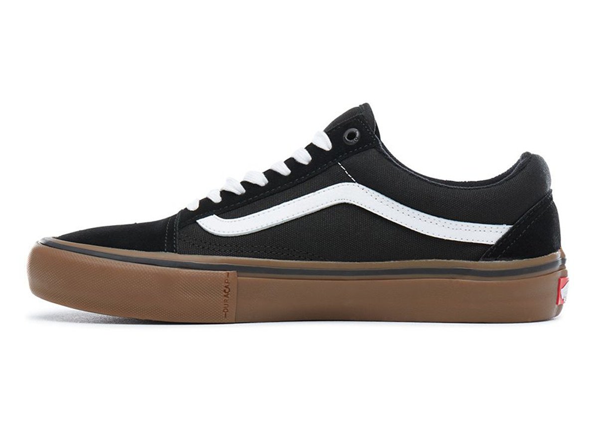 vans old skool black medium gum