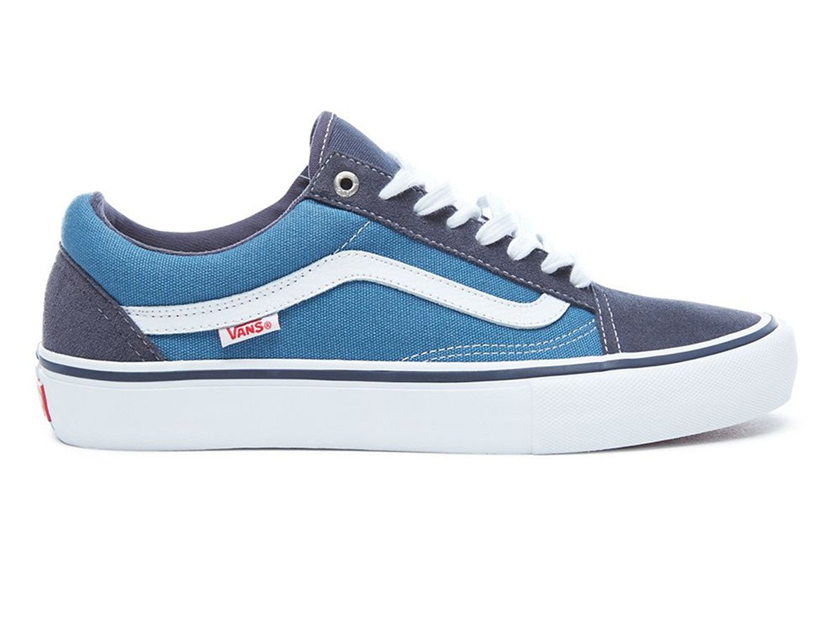 navy and white vans